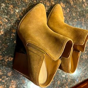 Suede booties